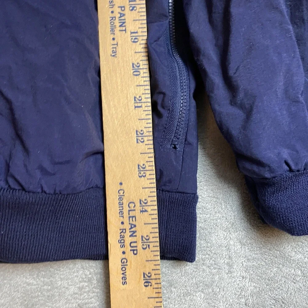 Izod Mens Large Blue Vintage Windbreaker Pullover